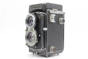 【訳あり品】 リコー Ricohflex Riken 8cm F3.5 二眼カメラ s3224