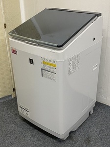 27691D6030）シャープ 全自動洗濯乾燥機 11/6kg プラズマクラスター 超音波ウォッシャー タッチパネル 2021年製 ES-PW11E