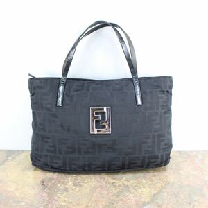 FENDI ZUCCA PATTERNED LOGO HAND BAG MADE IN ITALY/フェンディズッカ柄ロゴハンドバッグ