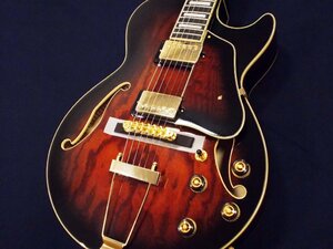 アウトレット特価 Ibanez AG95QA Dark Brown Sunburst アイバニーズ フルアコ ホロウ・ギター