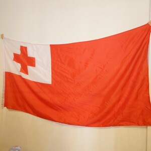 トンガ　国旗　フラッグ　大きめサイズ　/Y1456