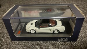 【美品】1/43 ホビージャパン Mark43 Honda NSX-R(NA2) チャンピオンシップホワイト PM4302W
