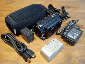 【純正充電器+純正カメラケース付き】美品 SONY Handycam FDR-PJ800 64GBメモリ内蔵+高精細プロジェクター搭載