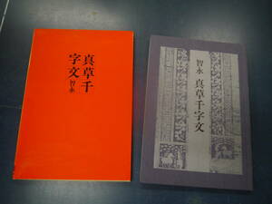 2307H1　智永　真草千字文　西東書房　刊 　初版