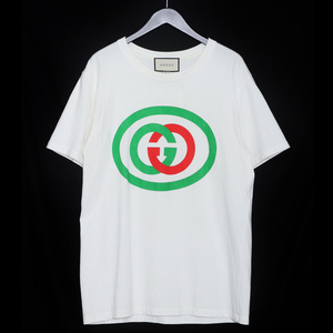 GUCCI 20SS インターロッキングG TEE XSサイズ ホワイト 565806XJBAU グッチ Tシャツ 半袖カットソー