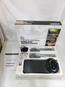 B415 PROFESSIONAL WIRELESS MICROPHONE ワイヤレス マイク2本セット 中古 通電確認済み 引き取り可 大阪 1円スタート