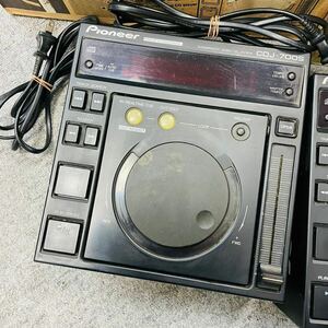 ジャンク Pioneer CDJ-700S プロフェッショナルコンパクトディスクプレーヤー 2台セット NN552