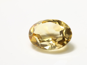 大粒20x15mmシトリンオーバル 重さ約18.29ct