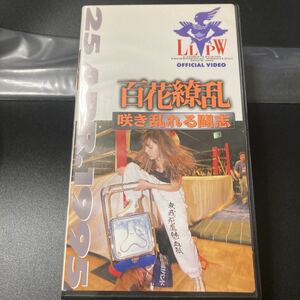 『LLPW 百花繚乱』女子プロレス VHSビデオテープ ▼ 風間ルミ イーグル沢井 神取忍 キャロル美鳥 立野記代 紅夜叉 大向美智子 半田美希