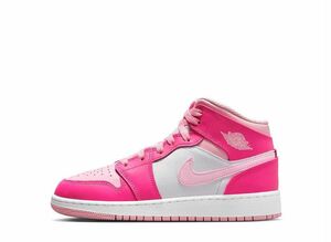 Nike GS Air Jordan 1 Mid "Medium Soft Pink" 24.5cm FD8780-116