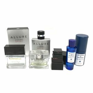 5点 香水 まとめ売り 男性 Paul Stuart/GUERLAIN HOMME/BURBERRY SPORT/ACQUA DI PARMA/CHANEL ALLURE HOMME/オードトワレ パルファン EDT