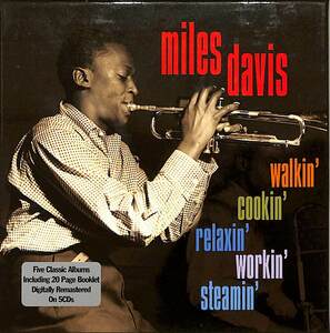 D00160313/〇CD5枚組ボックス/Miles Davis「Walkin Cookin Relaxin Workin Steamin」