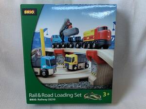 【未開封】BRIO ブリオ レール & ロード 採石セット 33210 Rail & Road Loading Set●