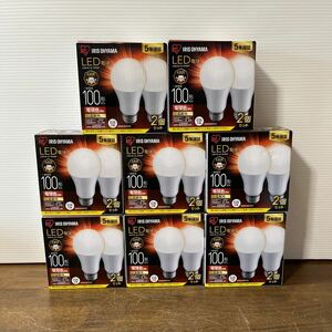 アイリスオーヤマ LED電球 100W形相当 電球色 口金直径26mm 広配光 2個パック 8箱 密閉器具対応 LDA12L-G-10T62P (1-4