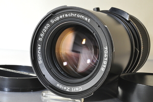 ★★極上品 Hasselblad Carl Zeiss Sonnar CF 250mm F/5.6 Superachromat Lens♪♪#5494