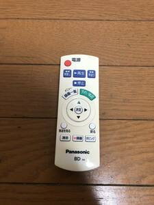 動作品☆Panasonic リモコンBD IR6 ブルーレイディスクレコーダー用 シンプルリモコン