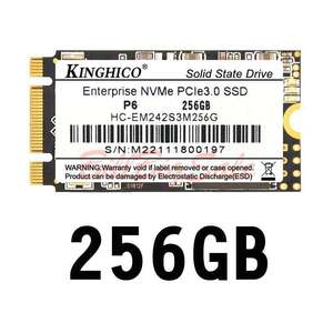 新256GB (M.2 2242 NVMe SSD) 256G PCIe Gen3x2 内蔵SSD B+M Key 5ヶ年間保証 未使用 WWANスロット Thinkpad X280 T480 P51 P52 Dell 3510