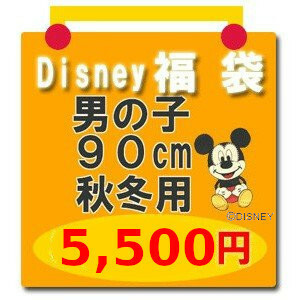 Disney ディズニー 福袋 子供服 サイズ：90 SALE セール 【disney_y】 男の子90cm 秋冬用5 ミッキーマウス ミッキー ほか