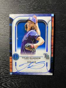 Tyler Glasnow Topps tribute baseball タイラー・グラスノー グラスナウ ドジャース dodgers 大谷翔平同僚 autograph 直筆サインカード