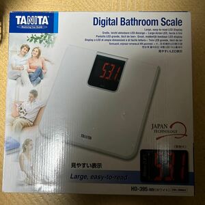 TANITA タニタ 体重計 デジタルヘルスメーター HD395 ホワイト 中古品
