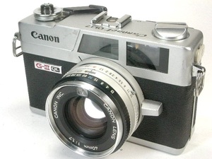 K久199 )　キャノン　Canonet QL17 G-Ⅲ　フィルターリングに変形あり　動作品　　　(( Canon キャノネット