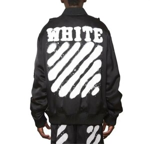 在庫1点のみ■ Off-white Bomber jacket ボンバージャケット 正規品 ma-1 ブルゾン ジャケット 