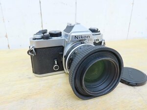 NiKon・ニコン・カメラ・FE・レンズNIKKOR35mm・1：2・中古品・150042