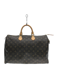 LOUIS VUITTON◆スピーディ40_モノグラム_BRW/M41522/PVC/ブラウン