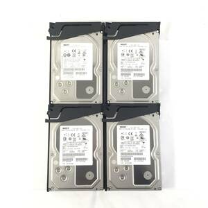 S6050977 HGST 3TB SAS 7.2K 3.5インチ HDD 4点【中古動作品】