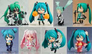 ねんどろいど 初音ミク アブソリュートHMO・エディション 応援 アペンド 週刊はじめての初音ミク 浴衣Ver. 夏椿 桜ミク 2.0 GSO特典