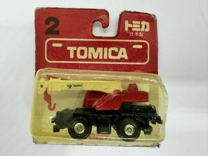 未使用保管品 TOMICA トミカ №2 タダノ ラフターライン クレーン TR151S SCALE 1/96 日本製 コレクション