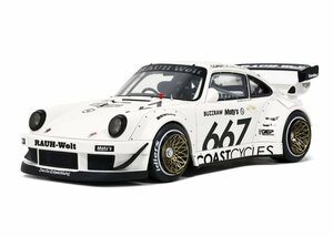 ▲超希少！世界限定！GT-Spirit 1/18 ポルシェ Porsche 911 964 RWB RAUH-Welt COAST CYCLES 2020 GT410 新品