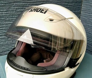 【格安】中古美品★SHOEI ショーエイ XR-1100 フルフェイスヘルメット Lサイズ☆クリスタルホワイト☆