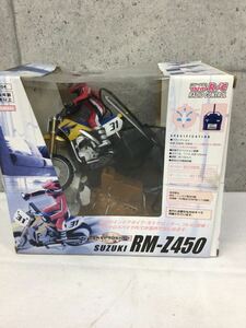 & TAIYO RADIO CONTROL SUZUKI RM-Z450 室内モトクロスバイク　中古品　動作未確認