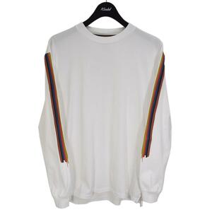 ポールスミス Paul Smith Painted Artist Stripe L／S TEE ロングスリーブカットソー 2023SS ホワイト 商品番号:8066000240800