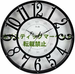 新品入荷 掛け時計 壁掛け時計　ビッグ掛け時計 おしゃれ ビンテージ レトロ　非電波