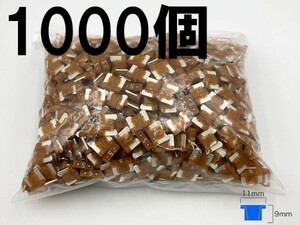 【太平洋精工 5A 黄赤 低背 ヒューズ 1000個】 送料無料 LED ドライブレコーダー 接続 検索用) アクセサリー ルーム ソケット ヘッド