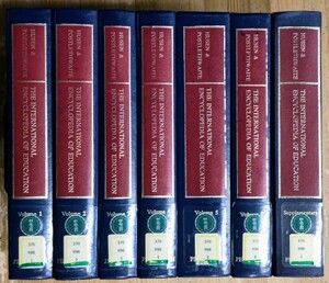 r0415-4.THE INTERNATIONAL ENCYCLOPEDIA OF EDUCATION 1~6+別巻/国際教育百科事典/洋書/辞書/辞典/