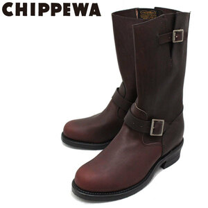 CHIPPEWA チペワ 1940 11inch ORIGINAL ENGINEER BOOTS 11インチ プレーントゥ エンジニアブーツ BURGUNDY-US7.5E-約25.5cm