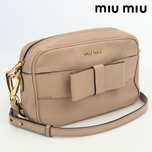 中古 ミュウミュウ 斜め掛け ショルダーバッグ レディース ブランド MIUMIU マドラス ショルダーバッグ レザー 5BH081 3R7 F0770