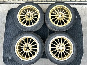 引き取り可　O・Zレーシング　17×8JJ　＋43　PCD100　4本　O・Z RACING　中古品