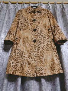 ヒステリックグラマー HYSTERIC GLAMOUR コート トレンチコート アウター レオパード ヒョウ柄 ジャケット vintage キャメル camel animal