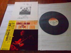 レア 送料無料 洋楽レコード Lowell Fulson With Lee Allen The Blues Show! Live At Pit Inn ローウェル・フルスン・ウィズ・リー・アレン