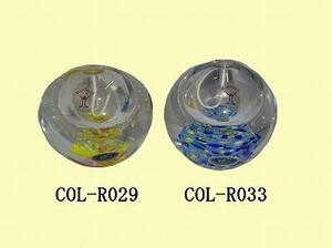 ボヘミアン ガラスオイルランプ COL-R029 COL-R033 2個セット