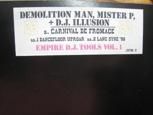 HAPPY HARDCORE Demolition Man Mister P D.J. Illusion Empire DJ Tools Vol 1 / Jumpin Pumpin Massive JPM 2