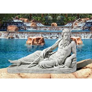 ネプチューン　西洋彫刻洋風オブジェ噴水彫刻洋風インテリア置物兼アウトドア置物ローマ神話ギリシャ神話飾り装飾置物庭ポセイドン神像
