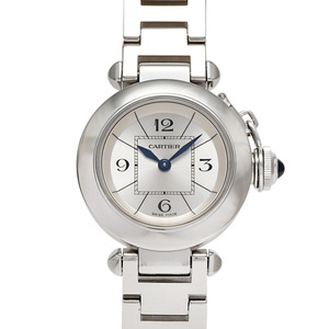 カルティエ Cartier ミスパシャ W314007 オパールホワイト文字盤 中古 腕時計 レディース