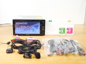 【0315】 MDV-X702W 2022年春地図 未使用アンテナ付 フルセグ/DVD/Bluetooth/録音/USB KENWOODケンウッド メモリーナビ