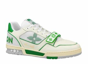 LOUIS VUITTON TRAINER LINE SNEAKER VEIL "Green" 26cm 1A98UV