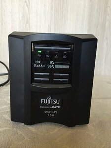 ◆送料無料！FUJITSU/APC　無停電電源装置　smart-UPS 750 タワー型 ブラック/通電OK【D0410R1-1F-13】
